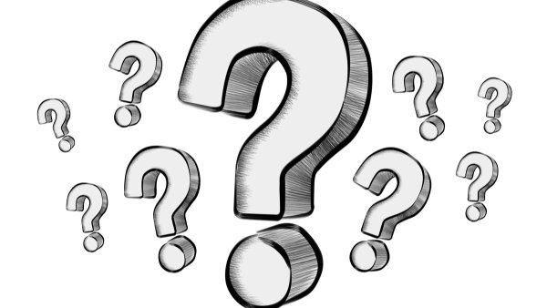 Знак вопроса для презентации без фона