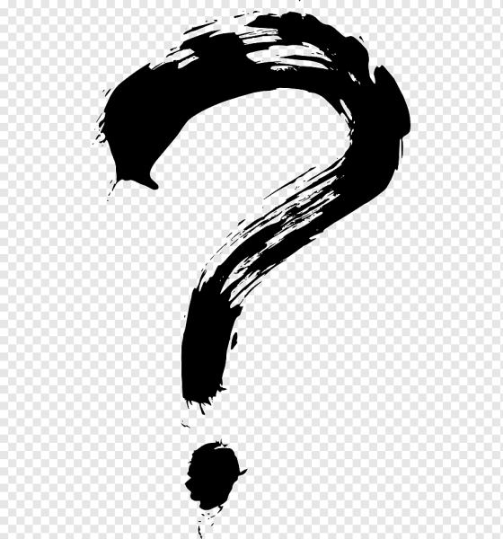 Силуэт с вопросом