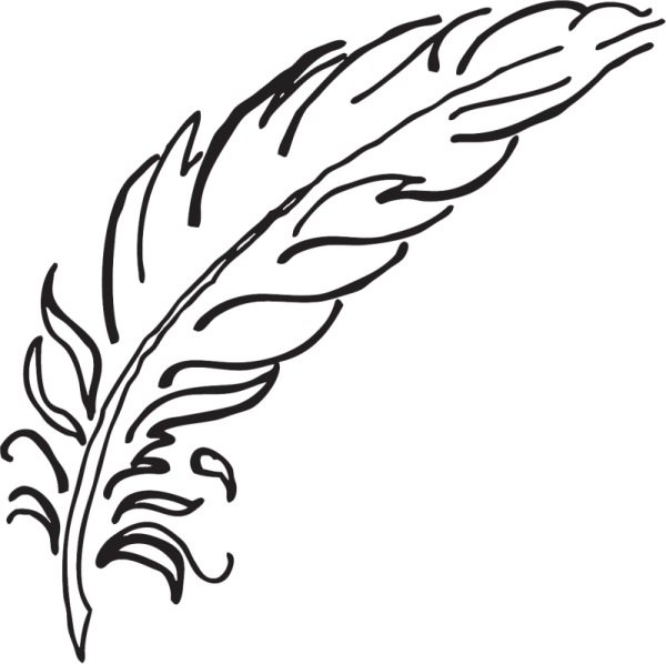 Перо раскраска