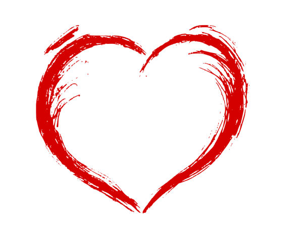 Сердечки на белом фоне