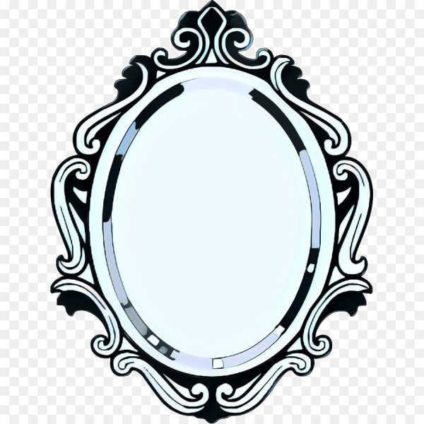 Зеркало на прозрачном фоне