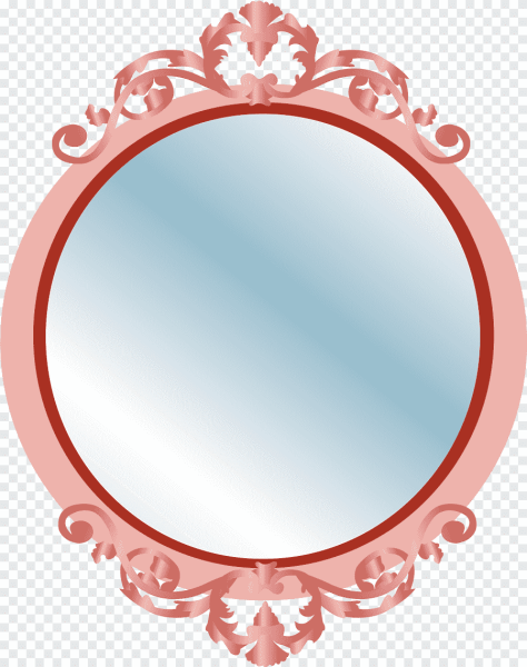 Зеркало на прозрачном фоне
