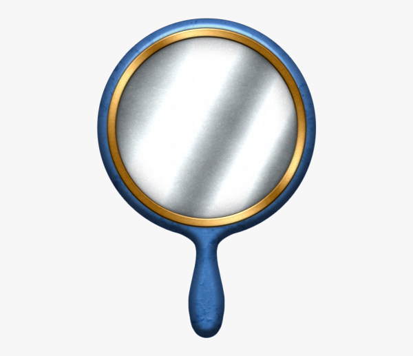 Зеркало на прозрачном фоне