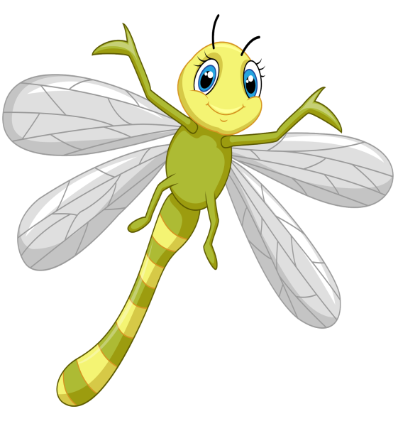 Стрекозы мультяшные