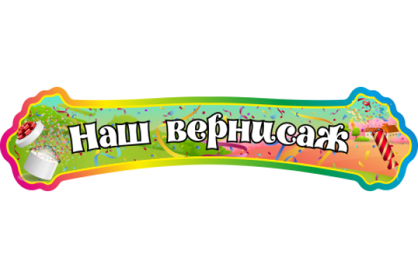 Надпись веселая палитра