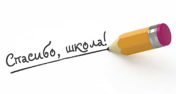 Спасибо родная школа