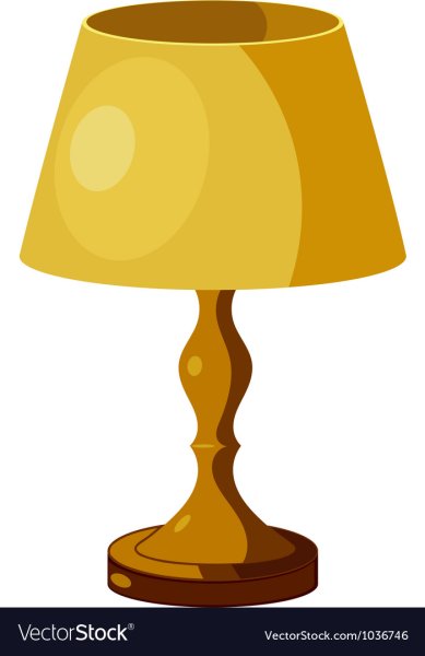 Торшер детский на белом фоне