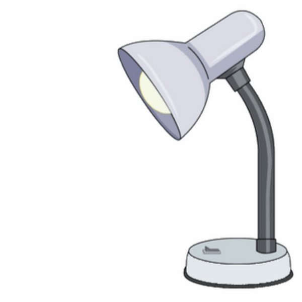 Анимация настольной лампы