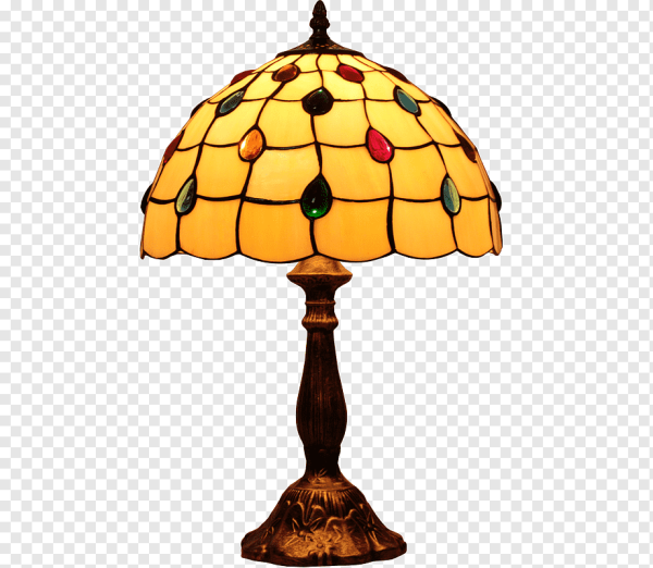 Красивая лампа на прозрачном фоне