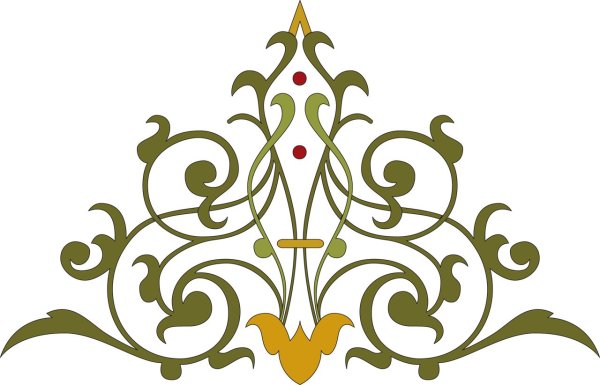 Татарский орнамент Пальметта