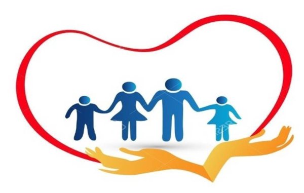Поддержка семей имеющих детей логотип