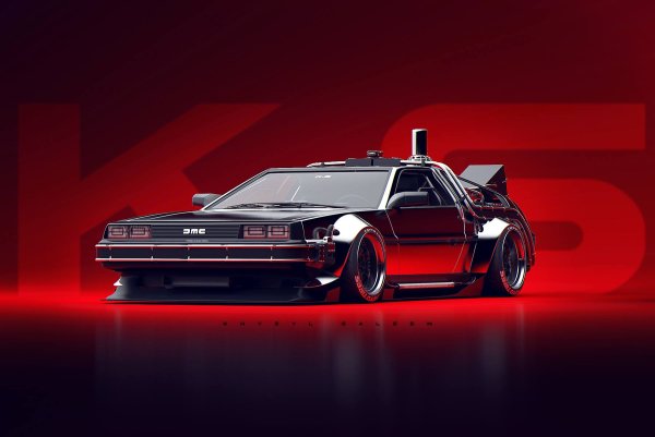 DELOREAN DMC-12 назад в будущее арт