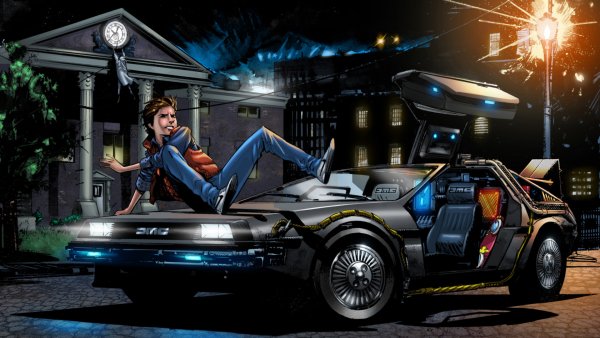 DELOREAN DMC-12 назад в будущее 2