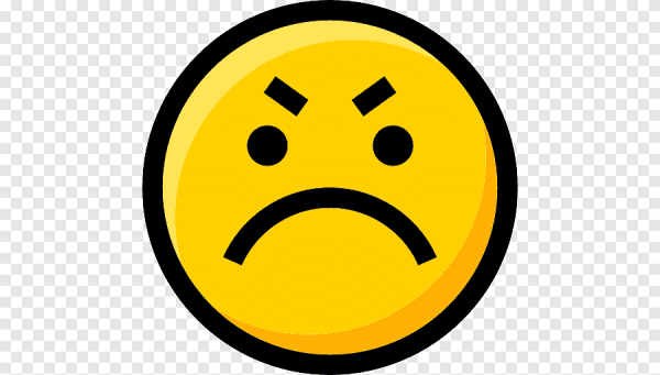 Недовольное лицо Смайл