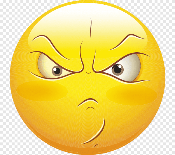 Сердитый смайлик