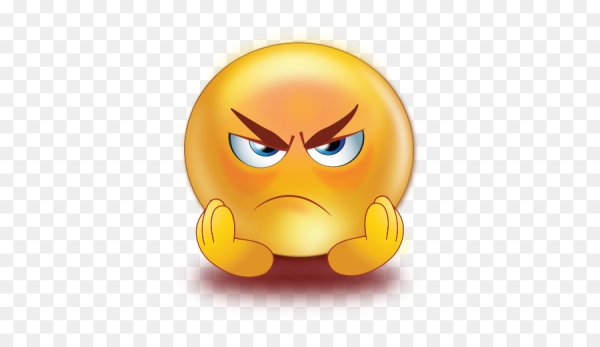 Недовольный смайлик