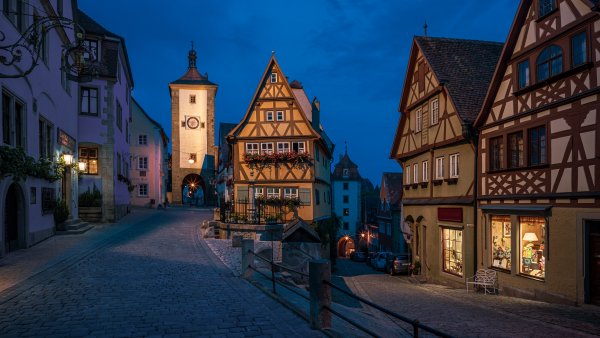 Бавария город Ротенбург-об-дер-Таубер Германия