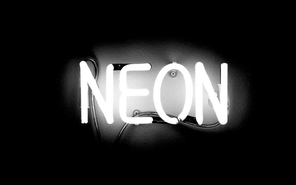 Неоновые надписи обои