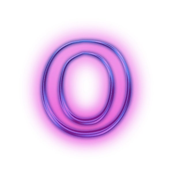 Буква а фиолетовая