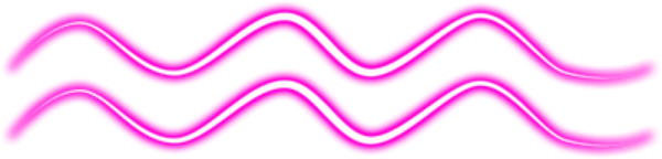 Неоновая линия без фона