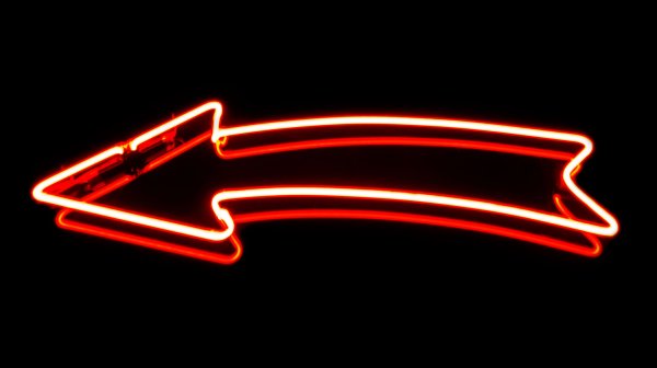 Неоновый указатель