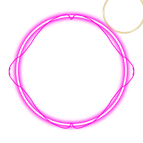 Розовая обводка