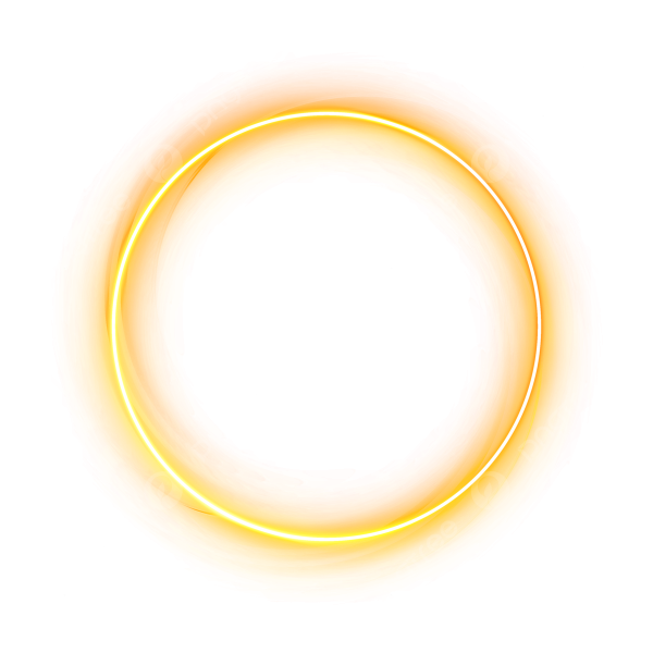 Светящиеся круги на прозрачном фоне