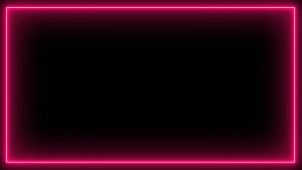 Неоновая рамка для обс