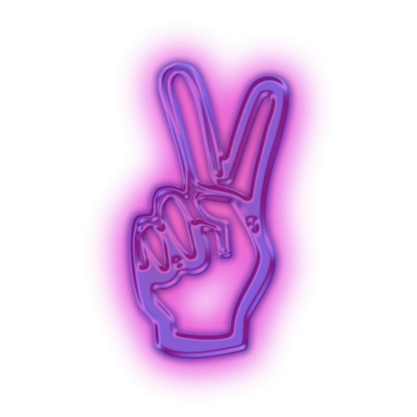 Неоновые Стикеры