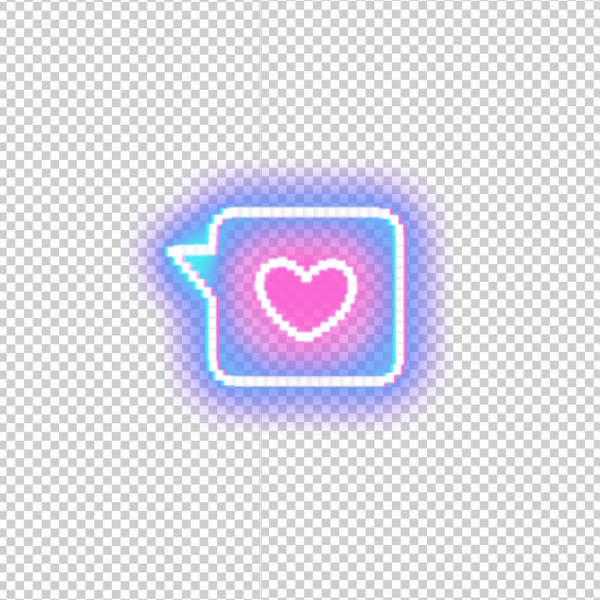 Неоновые наклейки для фотошопа