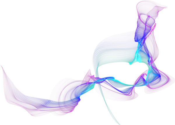 Магические линии на прозрачном фоне