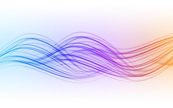 Разноцветные линии на белом фоне