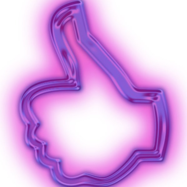 Фиолетовый значок