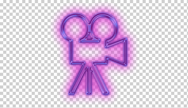 Прозрачные Неоновые иконки