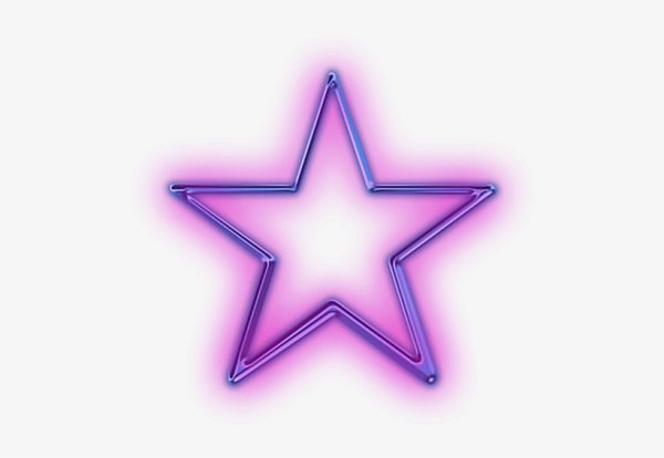 Неоновые звездочки