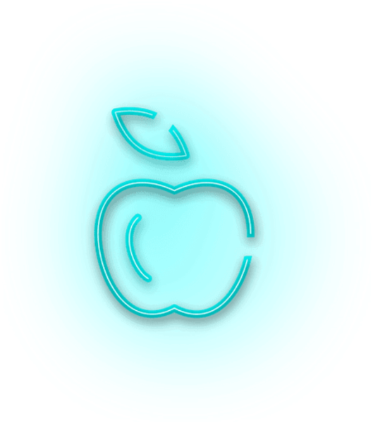 Неон значок