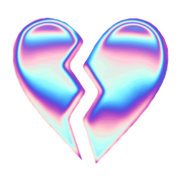 Голографические сердечки