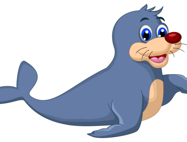 Тюлень мультяшный