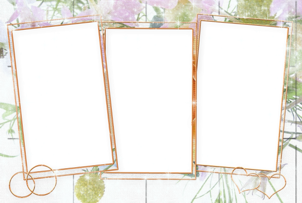 Тройная рамка для фотошопа