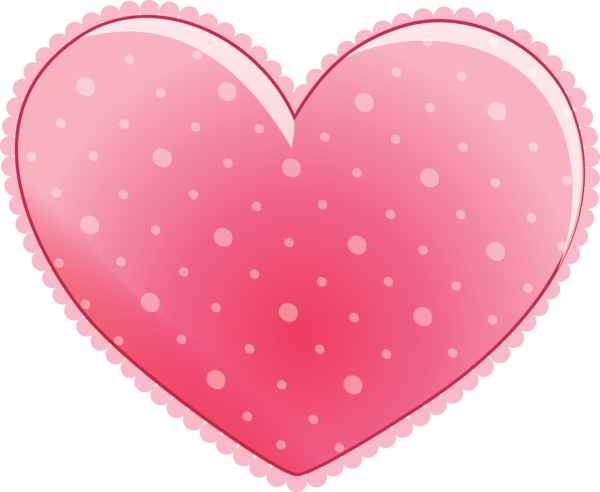 Розовые сердечки