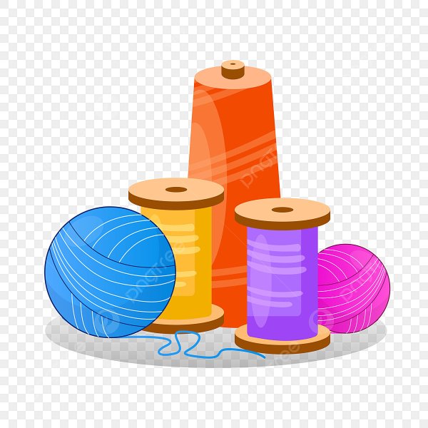 Катушка ниток вектор