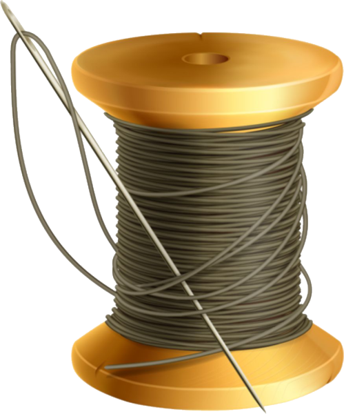 Иголка с ниткой