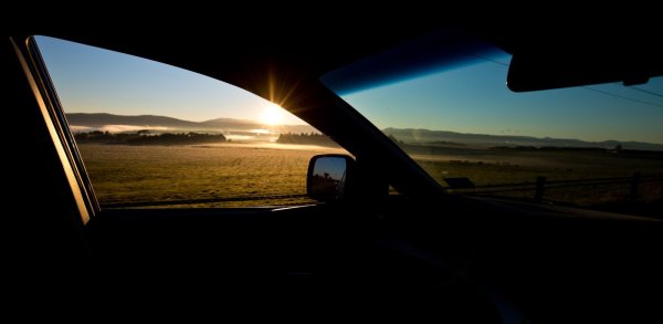 Вид из окна автомобиля