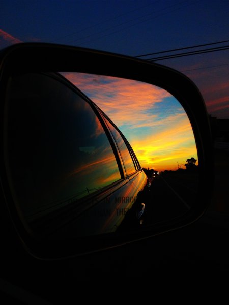 Вид с окна машины