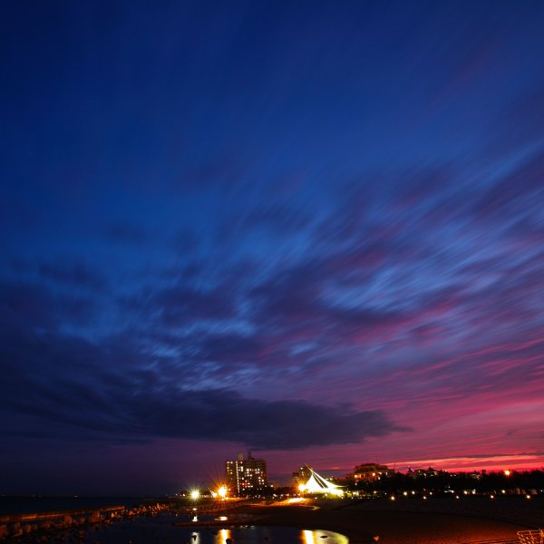 Ночное небо в городе