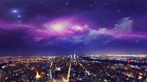 Ночная Америка