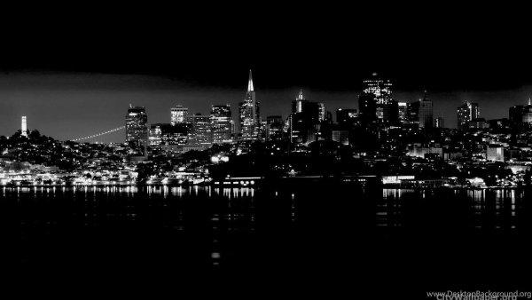 Город на черном фоне