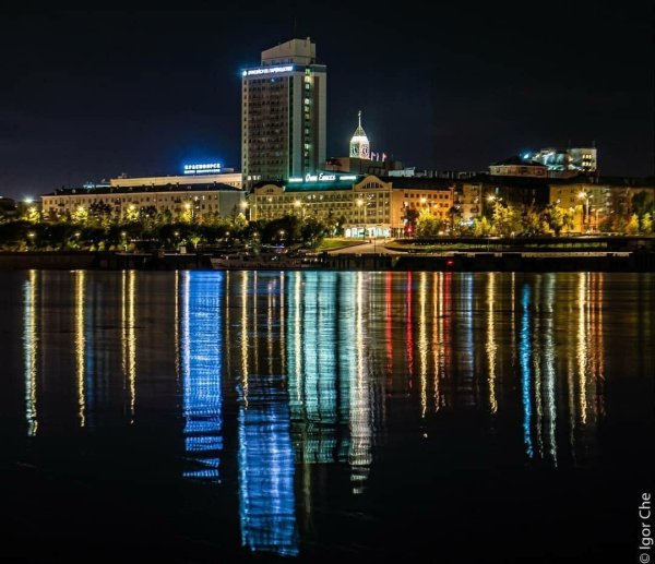 Ночной Красноярск