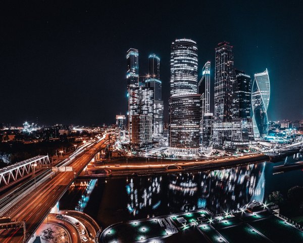 Москва Сити 4к