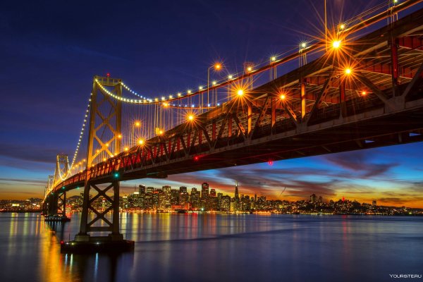 Город мост ночь